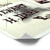 Franse Adverteren Trapeze Kunstenaars 1877 Poster (Hoek)