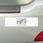  franse adverteren typografie bumpersticker (Op auto)