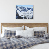 Franse Alpen Canvas Afdruk (Insitu (Slaapkamer))