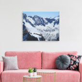 Franse Alpen Canvas Afdruk (Insitu (Woonkamer))