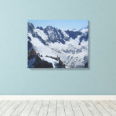 Franse Alpen Canvas Afdruk (Insitu (Houten vloer))