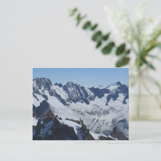 Franse Alpen Chamonix Briefkaart (Staand voorkant)