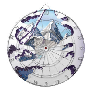 Franse Alpen Dartbord