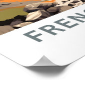 Franse Alpen Frankrijk Reisprint Poster (Hoek)