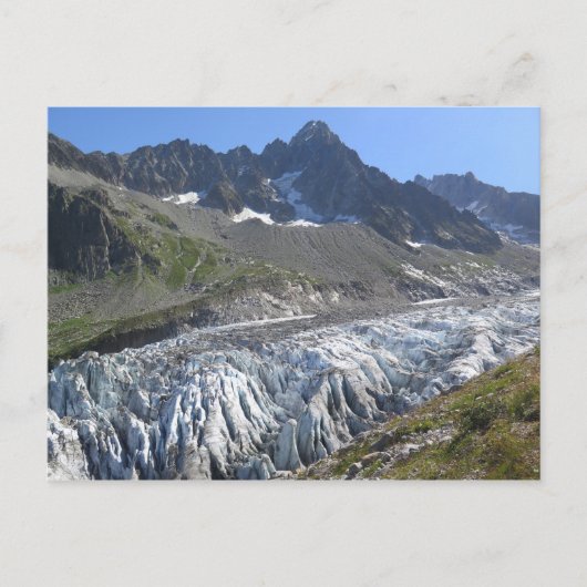 Franse Alpen glacier Briefkaart (Voorkant)