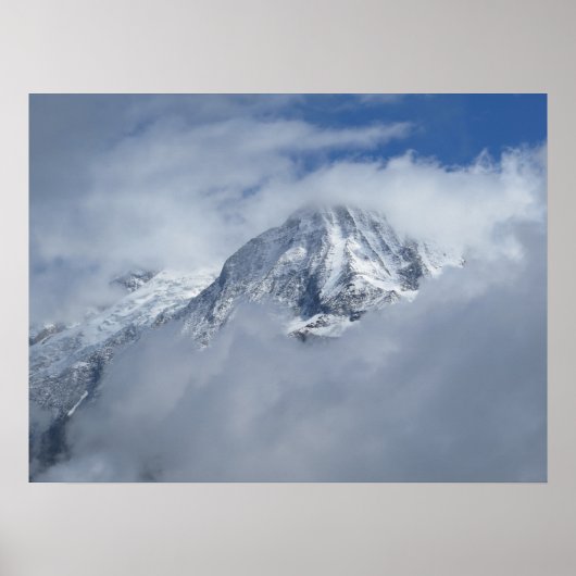 Franse Alpen Poster (Voorkant)