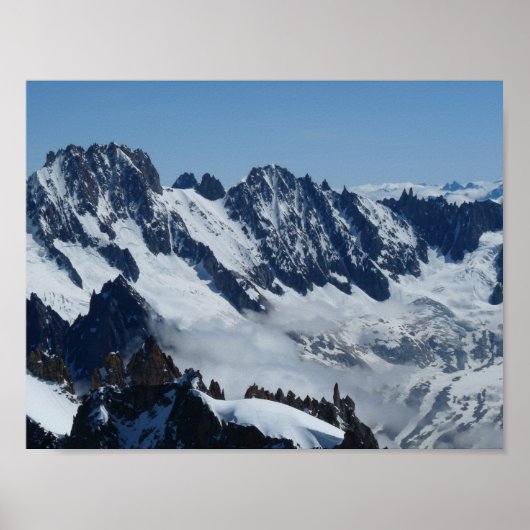 Franse Alpen Poster (Voorkant)