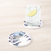 Franse Alpen Zandsteen Onderzetter (Zijkant)