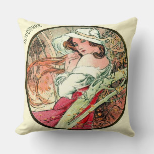 Franse Art Nouveau November Kussen