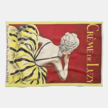 Franse art nouveau schoonheid Creme de Luzy advert