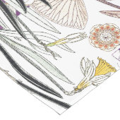 Franse Art Nouveau Waterlily Flower Table Runner Lange Tafelloper (Hoek)