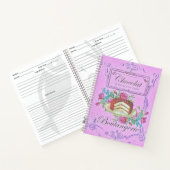 Franse bakkerij-chocolade-kake Advert Recipe Notitieboek (Binnen)