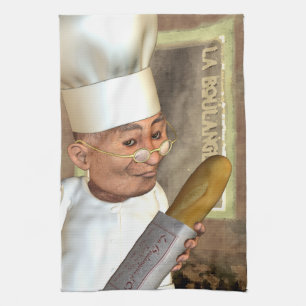 Franse bakkerij Tea Towels Theedoek