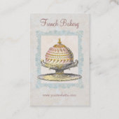 Franse bakkerij Victoriaans taarten Visitekaartje (Voorkant)