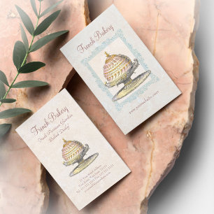 Franse bakkerij  Victoriaans taarten Visitekaartje