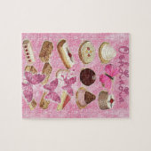 franse bakkersgebak koekjes dessert legpuzzel (Horizontaal)