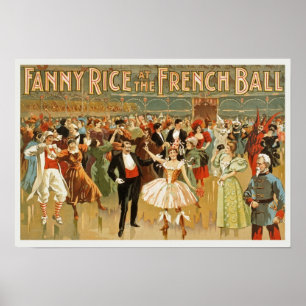  Franse ball-reclame Poster