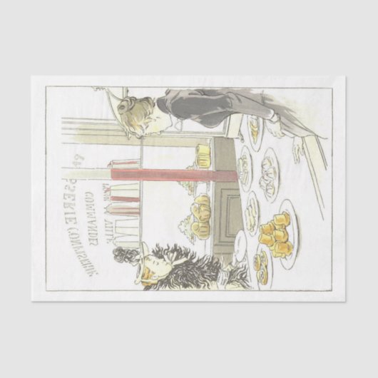 Franse  banketbakkersbranche tissuepapier (Voorkant)