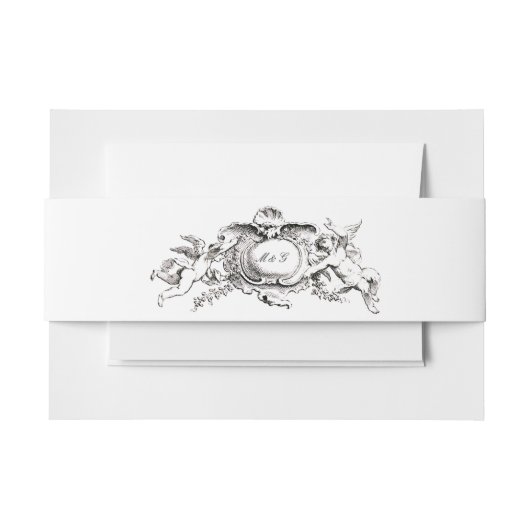 -Franse Baroque Rococo Uitnodigingen Wikkel (Voorkant Voorbeeld)