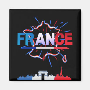 Franse bastille day magneet