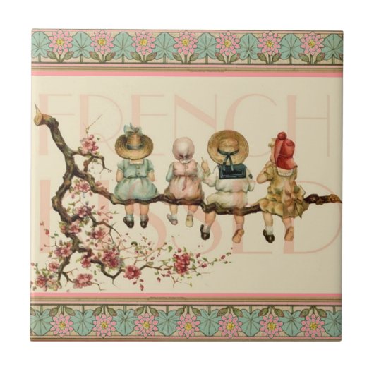  Franse "beste vriend"-tegel Tegeltje (Voorkant)