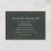 Franse bijen visitekaartje (Achterkant)