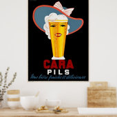  Franse bijenreclame Poster (Keuken)