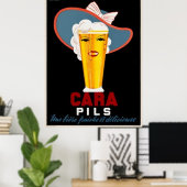  Franse bijenreclame Poster (Thuiskantoor)