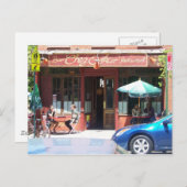 Franse bistro in Fort Greene Brooklyn Briefkaart (Voorkant / Achterkant)