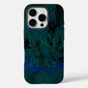 Franse blauwe kleuren iPhone 16 pro hoesje