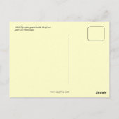 Franse blikblik (cancan) dans Briefkaart (Achterkant)