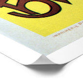  Franse blikblik (cancan) dans Poster (Hoek)