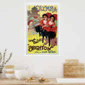  Franse blikblik (cancan) dans Poster (Keuken)