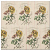 Franse bloemen digitale kunst Stof (Swatch)