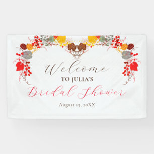 Franse bloemen Sweet Berry druiven Vrijgezellenfee Spandoek