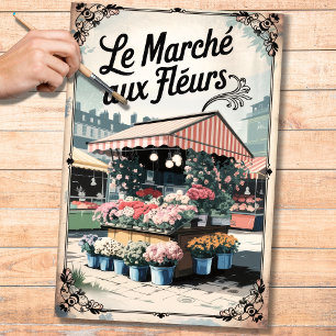  Franse Bloemenmarkt 2 Decoupage Papier