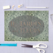 Franse bloementuin Ovaal William Morris Patroon Tissuepapier (Craft)