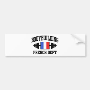 Franse Bodybuilder Bumpersticker