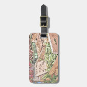 Franse boerenmarkt bagagelabel (Voorkant verticaal)