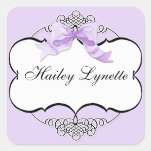 Franse boog n Stippen, meisje Baby shower Sticker