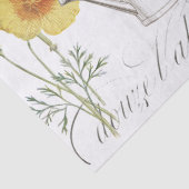  Franse Botanische Bijen Bloemen Decoupage Tissuepapier (Detail)