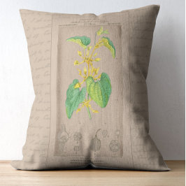 Franse botanische illustratie Birthworth Accent Kussen