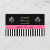 Franse Boutique Chandelier ~ Visitekaartjes (Achterkant)