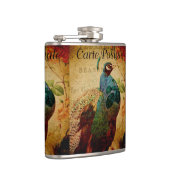 Franse Briefkaart Flask Heupfles (Rechts)