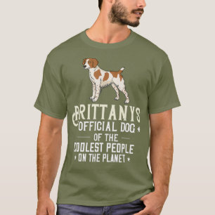 Franse Brittany Spaniel Gift Puppies Owner Lover T-shirt