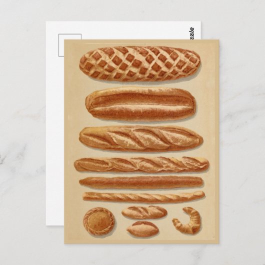 Franse Broden illustratieschema Briefkaart (Voorkant / Achterkant)