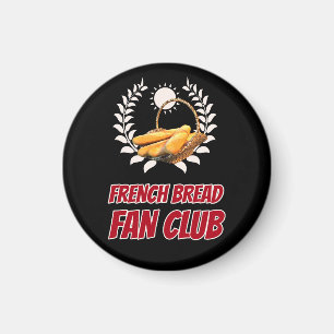 Franse Brood Fanclub Grappige Foodie Humor Magneet