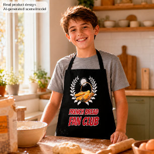 Franse Brood Fanclub Grappige Foodie Humor Schort