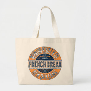 Franse brood grote tote bag