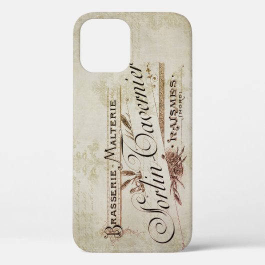  Franse brouwerijreclame Case-Mate iPhone Case (Achterkant)
